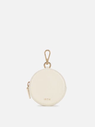Chime Leather Coin Pouch - White