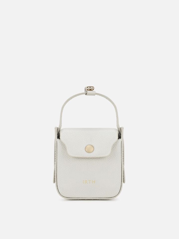 Amy Miniature Leather Shoulder Bag - Off-White