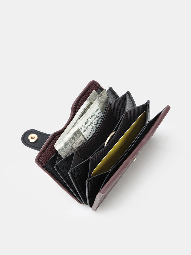 Jolie Card Holder - Dark Cherry