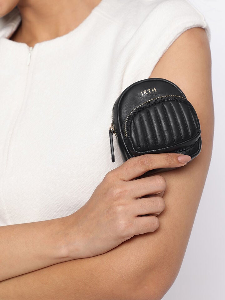Jo Leather Miniature Backpack - Black