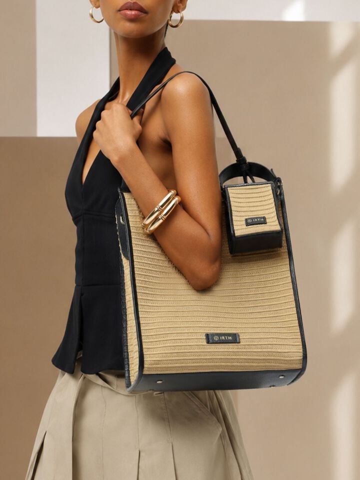 Knits Miniature Bag - Beige