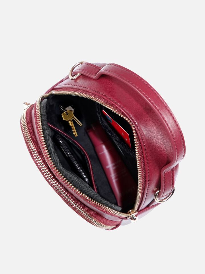 Brie Quilted Sling - Cherry