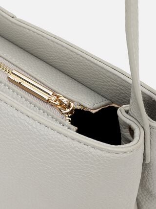Phoebe Shoulder Bag - Circular Grey