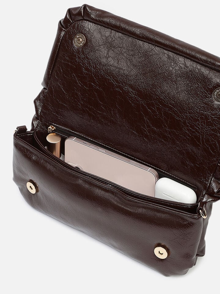 Veronica Clutch Small - Brown
