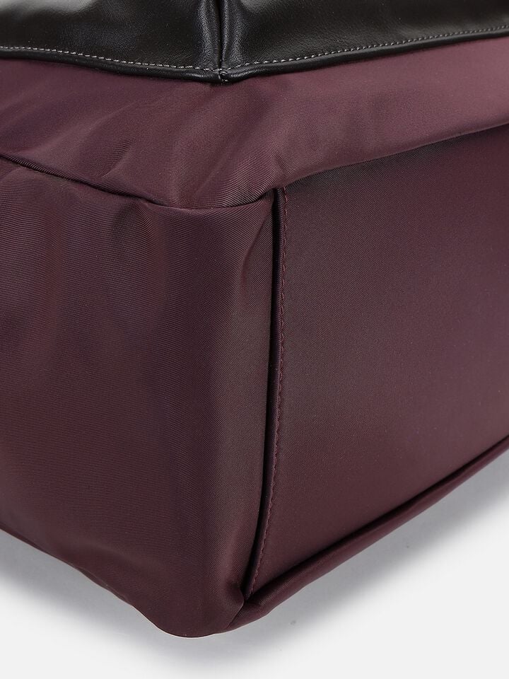 Reuben Nylon Work Bag - Plum