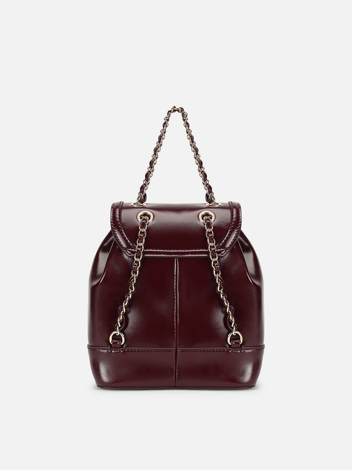 Gracie Small Backpack - Dark Cherry