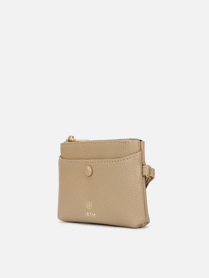 Vera Wristlet Wallet - Beige