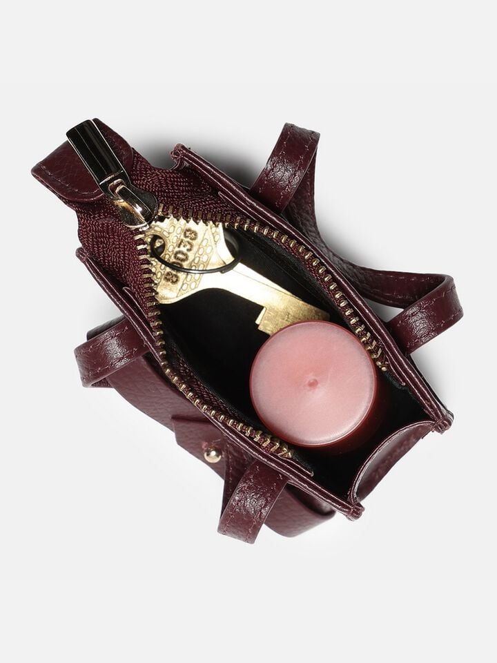 Olivia Miniature Bag - Dark Cherry