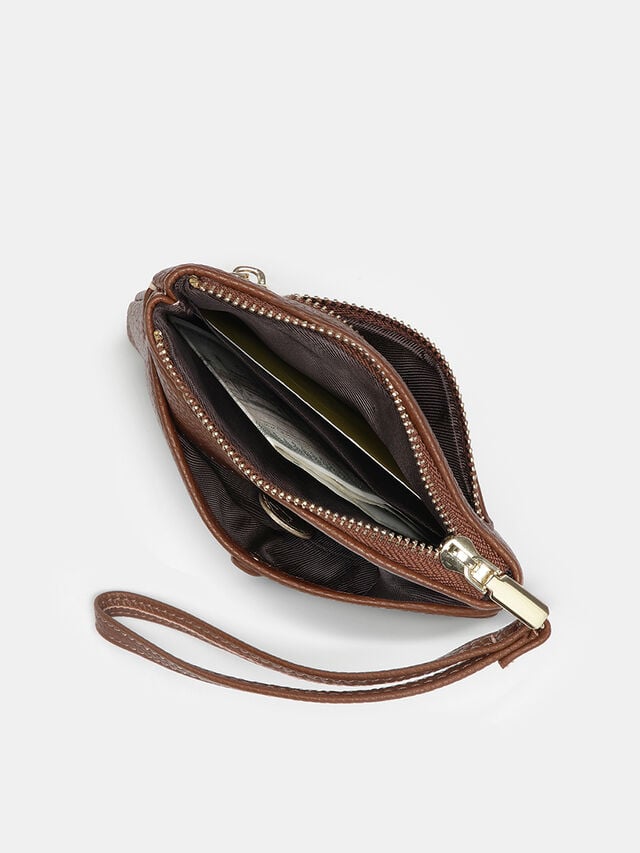 Vera Wristlet Wallet - Tan