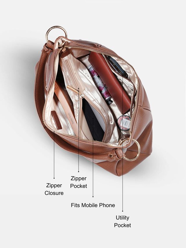 Quinn Shoulder Bag - Tan