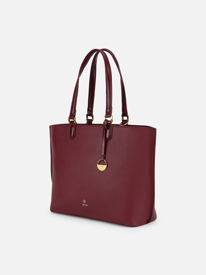 Jackie Work Bag - Dark Cherry