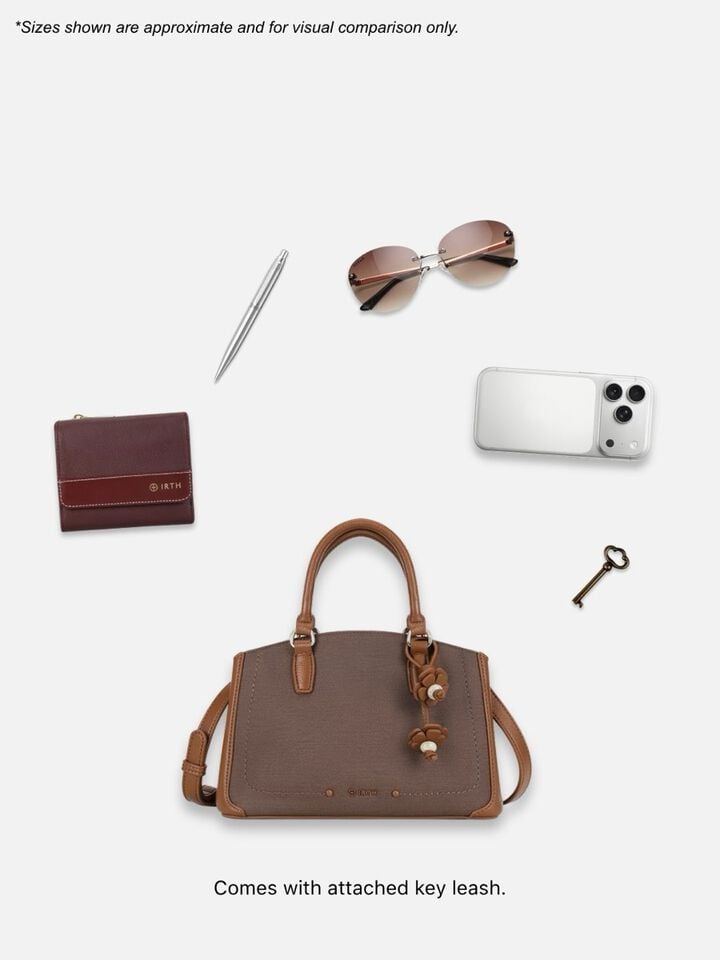 Heather Twines Handheld - Brown