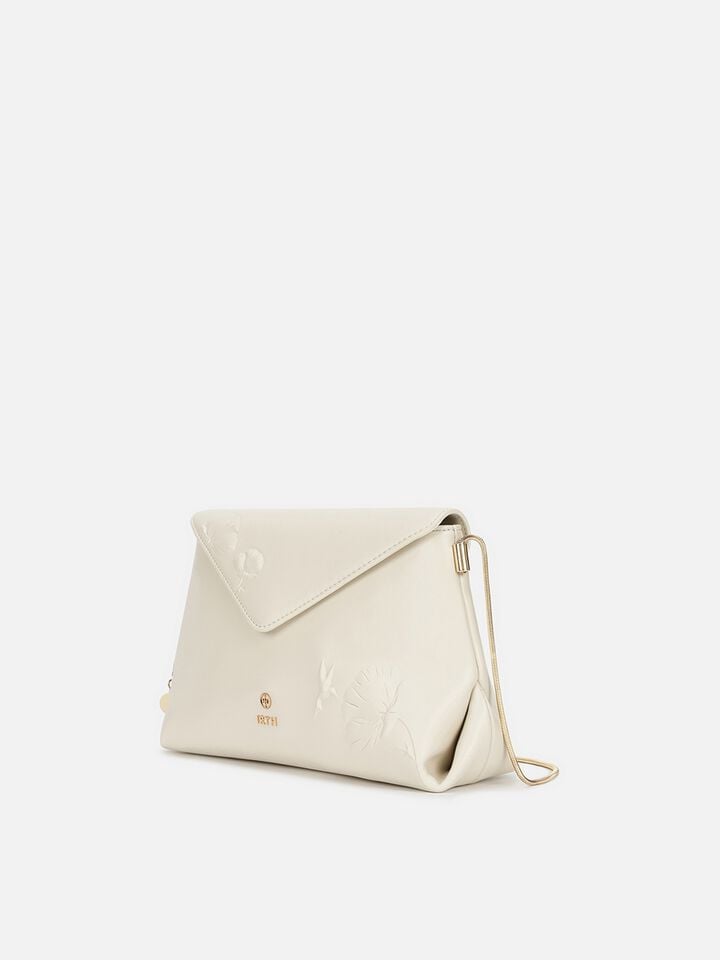 Emma Embossed Sling - Off-White