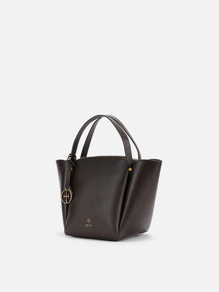 Lola Leather Handheld - Brown