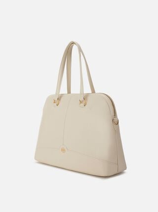 Brenda Large Work Bag - White