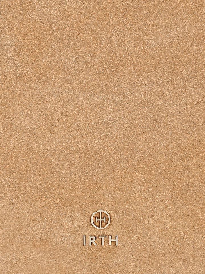 Lily Medium Suede Handheld - Brown