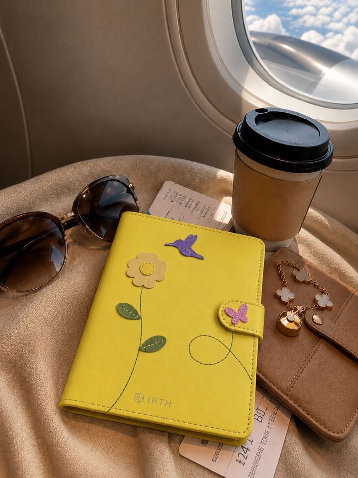 Meadows Atlas Passport Holder - Yellow