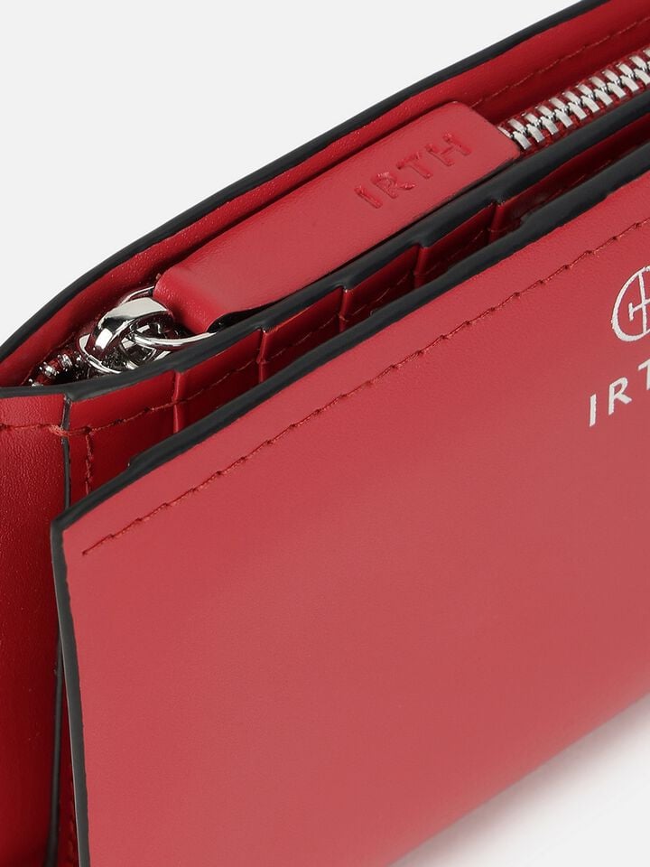 Parker Large Leather Wallet - Red