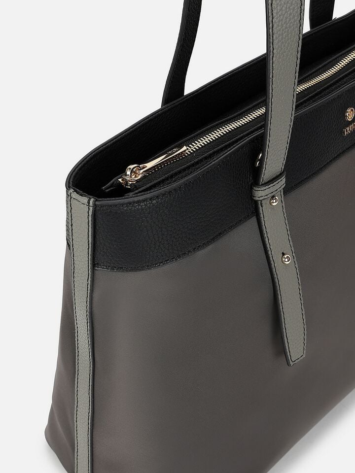 Megan Nylon Work Bag - Grey