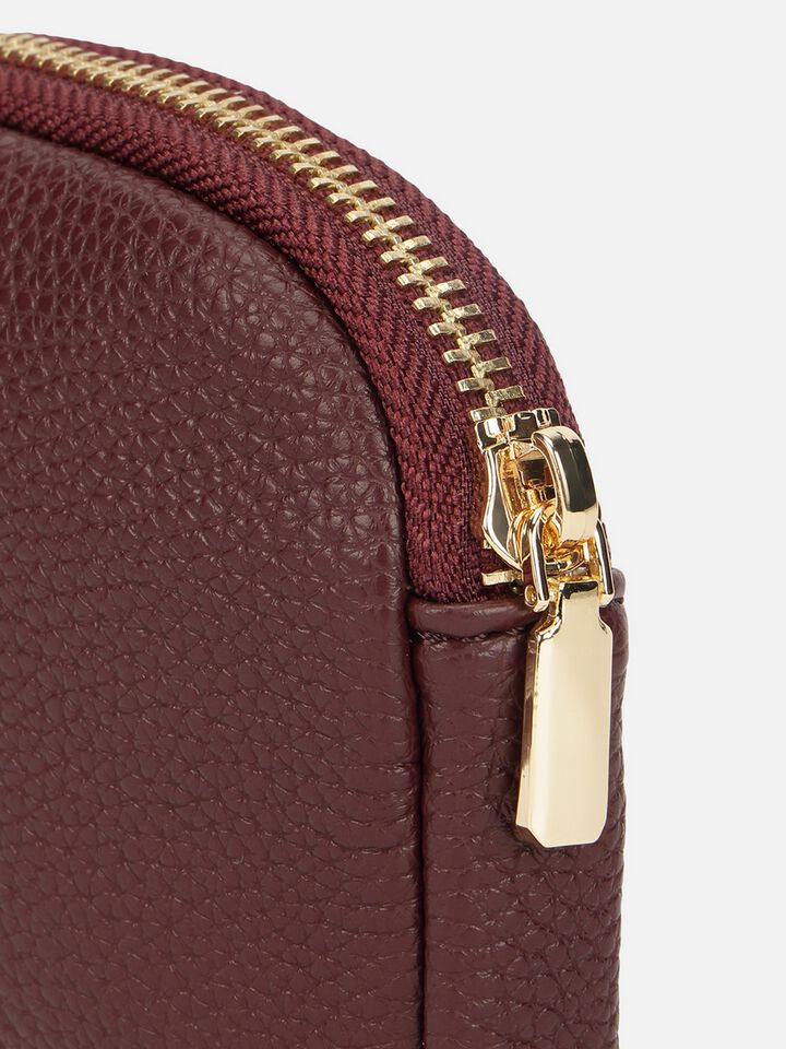 Arlo Soft Shell Wallet - Dark Cherry