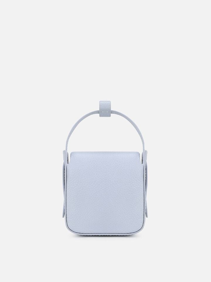 Amy Miniature Leather Shoulder Bag - Blue