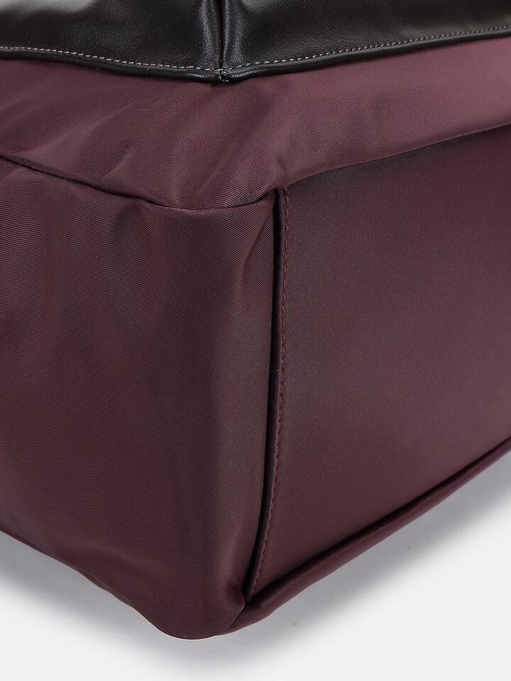 Reuben Nylon Work Bag - Plum