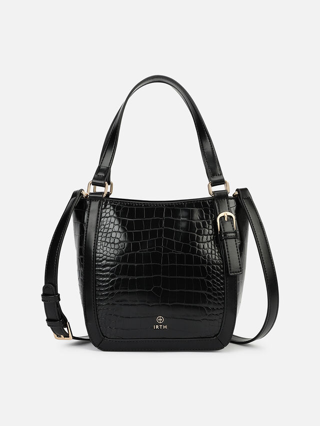 Maren Croco Handheld - Black