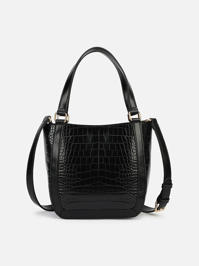 Maren Croco Handheld - Black