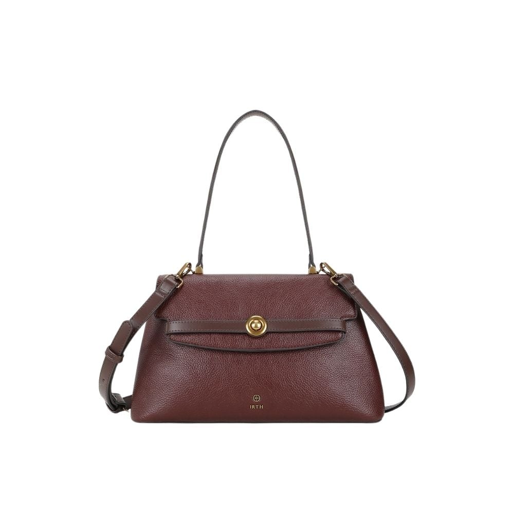 Valerie Wide Shoulder Bag - Brown