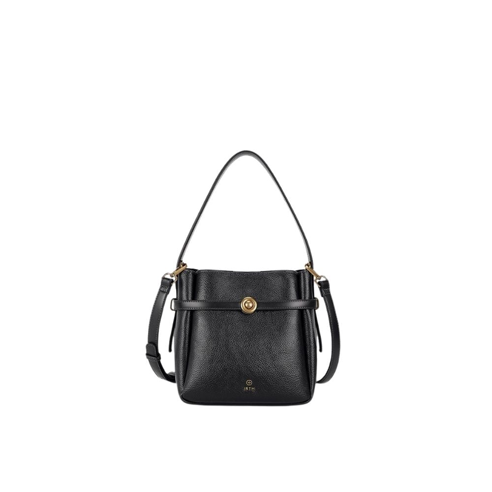 Valerie Tall Shoulder Bag - Black